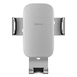 Держатель Baseus Gravity Metal Age 2 Silver (SUJS000012) - фото Держатель Baseus Gravity Metal Age 2 Silver (SUJS000012)