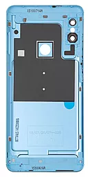 Задняя крышка корпуса Xiaomi Redmi Note 5 / Redmi Note 5 Pro со стеклом камеры Original Blue - миниатюра 2