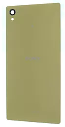 Задняя крышка корпуса Sony Xperia Z5 Premium E6833 / E6853 / E6883 со стеклом камеры Original Gold - фото Задняя крышка корпуса Sony Xperia Z5 Premium E6833 / E6853 / E6883 со стеклом камеры Original Gold