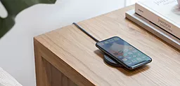 Беспроводное (индукционное) зарядное устройство Native Union Drop Wireless Charger Fabric Slate (DROP-GRY-FB) - миниатюра 6