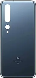 Задняя крышка корпуса Xiaomi Mi 10 Twilight Grey - фото Задняя крышка корпуса Xiaomi Mi 10 Twilight Grey