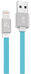 Кабель Hoco UPL18 Waffle USB-A - Lightning 10.5w 2м cable Blue - фото Кабель Hoco UPL18 Waffle USB-A - Lightning 10.5w 2м cable Blue