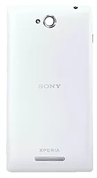 Задняя крышка корпуса Sony Xperia C Dual Sim C2304 / C2305 Original White