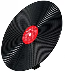 Бездротовий (індукційний) зарядний пристрій швидкої QI зарядки Remax Wireless Charger Vinyl Series Black (RP-W9)