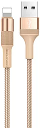 Кабель Borofone BX21 USB-A - Lightning 12w 2.4a 1м cable Rose/Gold