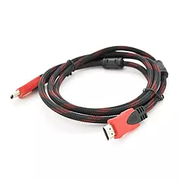 Видеокабель Merlion HDMI - HDMI 25м v1.4 Black/Red (YT-HDMI(M)/(M)NY/RD-25m)