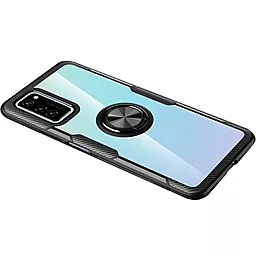 Чехол Deen CrystalRing Samsung N980 Galaxy Note 20 Clear/Black