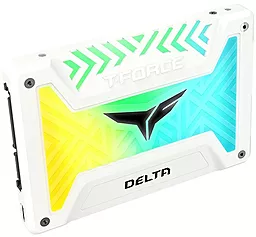 SSD Накопитель Team T-Force Delta RGB 500 GB (T253TR500G3C413) White - фото SSD Накопитель Team T-Force Delta RGB 500 GB (T253TR500G3C413) White