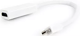 Видео переходник (адаптер) Cablexpert Mini DisplayPort - HDMI White (A-mDPM-HDMIF-02-W) - миниатюра 2