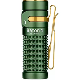 Ліхтарик акумуляторний Olight Baton 4 OD Green - мініатюра 2 Ліхтарик акумуляторний Olight Baton 4 OD Green - мініатюра 2
