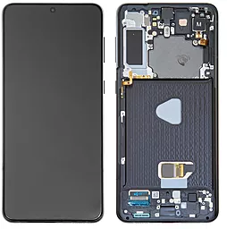 Дисплей Samsung Galaxy S21 Plus G996 с тачскрином и рамкой, сервисный оригинал, Black - фото Дисплей Samsung Galaxy S21 Plus G996 с тачскрином и рамкой, сервисный оригинал, Black