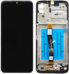 Дисплей Samsung Galaxy A22 A226 з тачскріном і рамкою, оригінал, Black