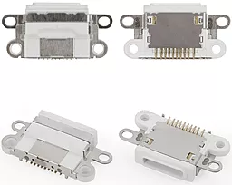 Роз'єм зарядки Apple iPhone 6S 10 pin (Lightning) White - фото Роз'єм зарядки Apple iPhone 6S 10 pin (Lightning) White