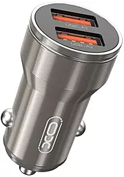Автомобильное зарядное устройство XO CC48 2.4a 2xUSB-A ports car charger steel - фото Автомобильное зарядное устройство XO CC48 2.4a 2xUSB-A ports car charger steel