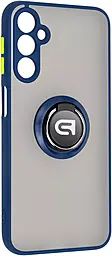 Чохол ArmorStandart Frosted Matte Ring для Samsung A24 4G (A245) Navy Blue (ARM68897) - фото Чохол ArmorStandart Frosted Matte Ring для Samsung A24 4G (A245) Navy Blue (ARM68897)