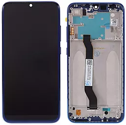 Дисплей Xiaomi Redmi Note 8 с тачскрином и рамкой, Blue
