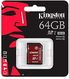 Карта памяти Kingston SDXC 64GB Ultimate UHS-I U3 (SDA3/64GB)