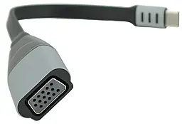 Видеокабель USB Type-C - VGA v1.2 1080p 60hz 0.18m gray (YT-Type-C(M) / VGA(F)-18cm) EasyLife - фото Видеокабель USB Type-C - VGA v1.2 1080p 60hz 0.18m gray (YT-Type-C(M) / VGA(F)-18cm) EasyLife