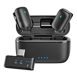 Петличний мікрофон NICHOSI M19 Twin Type-C - фото Петличний мікрофон NICHOSI M19 Twin Type-C