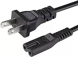 Сетевой кабель PC-184 / 2 A-C13 2 pin 0.5mm 1.2M Black Voltronic
