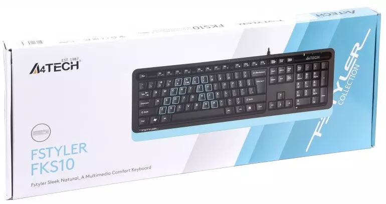 Клавиатура A4Tech FKS10 Blue - фото 4