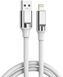 Кабель XO NB251 USB-A - Lightning 12w 6a 1м cable White - фото Кабель XO NB251 USB-A - Lightning 12w 6a 1м cable White