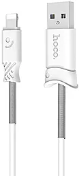 Кабель Hoco X24 Pisces Charged USB-A - Lightning 12w 2.4a 1м cable White - фото Кабель Hoco X24 Pisces Charged USB-A - Lightning 12w 2.4a 1м cable White