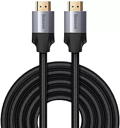 Видеокабель Enjoyment Series 4K HDMI V2.0 М-M 5m Black (CAKSX-E0G) Baseus - фото Видеокабель Enjoyment Series 4K HDMI V2.0 М-M 5m Black (CAKSX-E0G) Baseus
