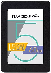 SSD Накопитель Team L5 Lite 60 GB (T2535T060G0C101) OEM - фото SSD Накопитель Team L5 Lite 60 GB (T2535T060G0C101) OEM