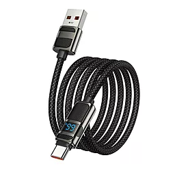 Кабель Hoco U137 USB-A - Type-C 66w 5a 1.2м cable Black - мініатюра 4 Кабель Hoco U137 USB-A - Type-C 66w 5a 1.2м cable Black - мініатюра 4