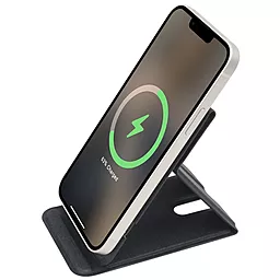 Подставка для телефона Stand JD-S69 з БЗУ 15W Black - фото Подставка для телефона Stand JD-S69 з БЗУ 15W Black