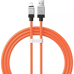 Кабель Baseus CoolPlay Series USB-A - Lightning 12w 2.4a 1м cable Orange (CAKW000407) - фото Кабель Baseus CoolPlay Series USB-A - Lightning 12w 2.4a 1м cable Orange (CAKW000407)