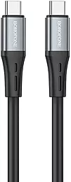 Кабель USB PD Borofone BX88 CCB silicone charging 60W 3A USB Type-C - Type-C Cable Black