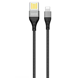 Кабель USB Borofone BU11 Tasteful 2.4A 1.2M Lightning Cable Black