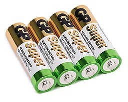 Батарейки GP AA (LR6) Super Alkaline (15A-S4) SHRINK 4шт