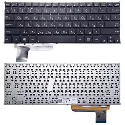 Клавиатура для ноутбука Asus X201 X202 S200 S200E без рамки черная