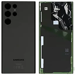 Задняя крышка корпуса Samsung Galaxy S23 Ultra S918 со стеклом камеры Original Phantom Black
