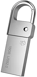 Флешка T&G 027 Metal Series 16GB USB 2.0 (TG027-16G) Silver