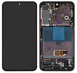 Дисплей Samsung Galaxy S22 S901 з тачскріном і рамкою, original PRC, Black