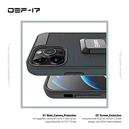 Чехол ArmorStandart DEF17 case для Apple iPhone 12 Pro Max Black (ARM61336) - миниатюра 4