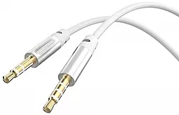 Аудіо кабель Hoco UPA16 AUX mini Jack 3.5mm M/M Cable 1 м white - мініатюра 2
