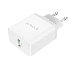 Мережевий зарядний пристрій Canyon 24w QC3.0 home charger white (CNE-CHA24W)