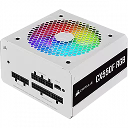 Блок живлення Corsair CX550F RGB 550W (CP-9020225-EU) White