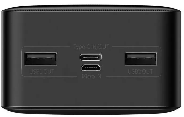 Повербанк Baseus Bipow Digital Display 30000mAh 15W Black (PPDML-K01) - фото 3