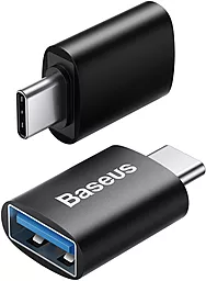 OTG-переходник Baseus Ingenuity Series Mini OTG Adaptor M-F USB Type-C -> USB-A 3.1 Black (ZJJQ000001) - миниатюра 3