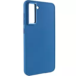 Чохол Epik TPU Bonbon Metal Style для Samsung Galaxy S23 Denim Blue - фото Чохол Epik TPU Bonbon Metal Style для Samsung Galaxy S23 Denim Blue