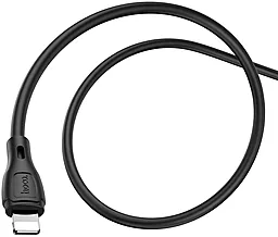Кабель Hoco X61 Ultimate Silicone USB-A - Lightning 12w 2.4a 1м cable Black - мініатюра 3 Кабель Hoco X61 Ultimate Silicone USB-A - Lightning 12w 2.4a 1м cable Black - мініатюра 3