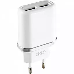 Сетевое зарядное устройство XO L52 2.1a 2xUSB-A ports charger white - фото Сетевое зарядное устройство XO L52 2.1a 2xUSB-A ports charger white