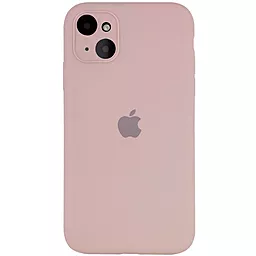 Чехол Silicone Case Full Camera for Apple IPhone 14 Plus Pink Sand