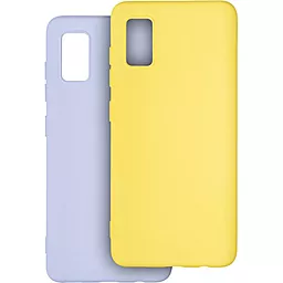 Чехол Krazi Lot Full Soft Case для Samsung A41 (A415) Violet/Yellow